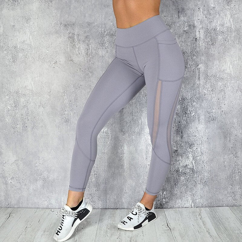 Women Leggings Mujer Pocket Push Up Active Wear
