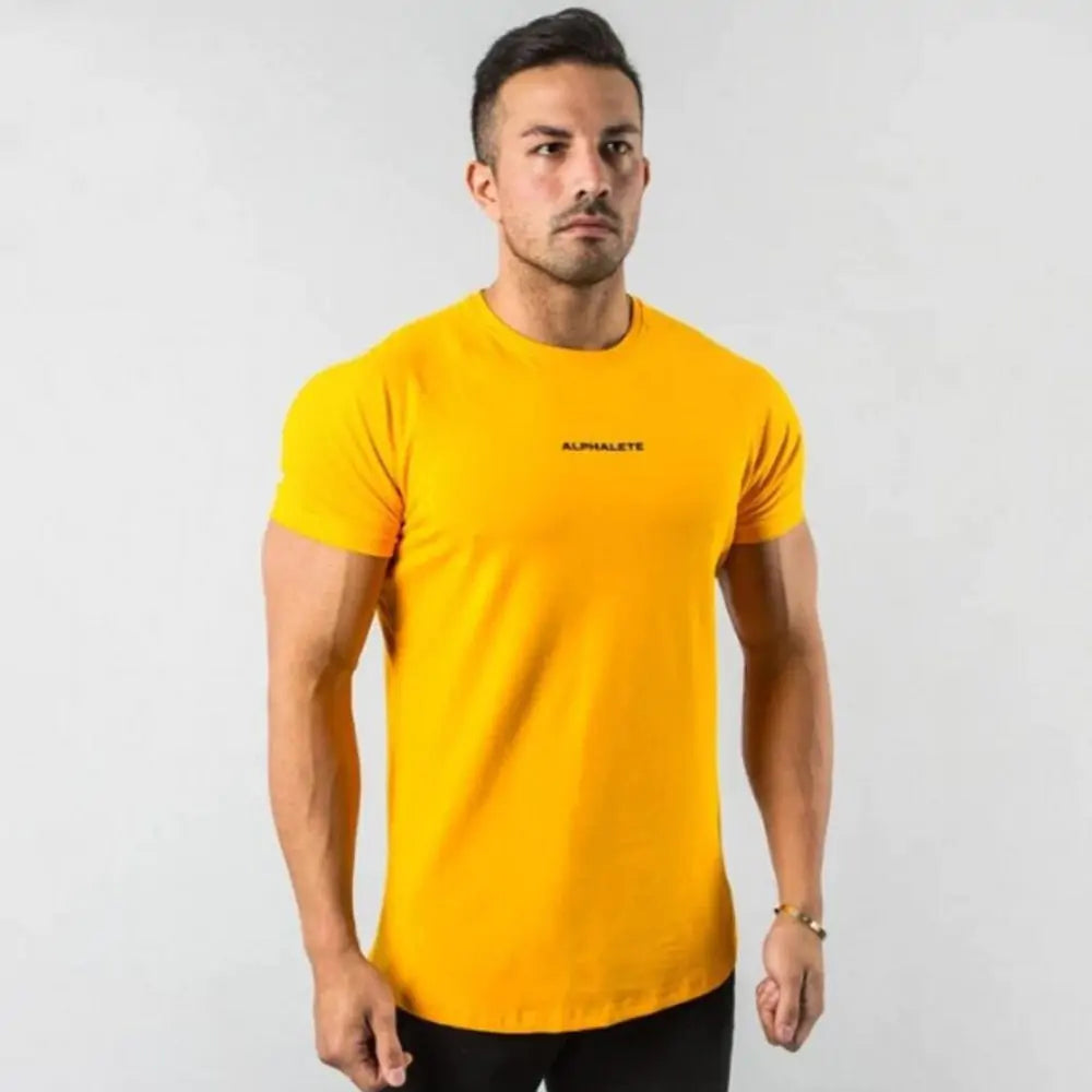 Men Fitted Gym T-Shirt