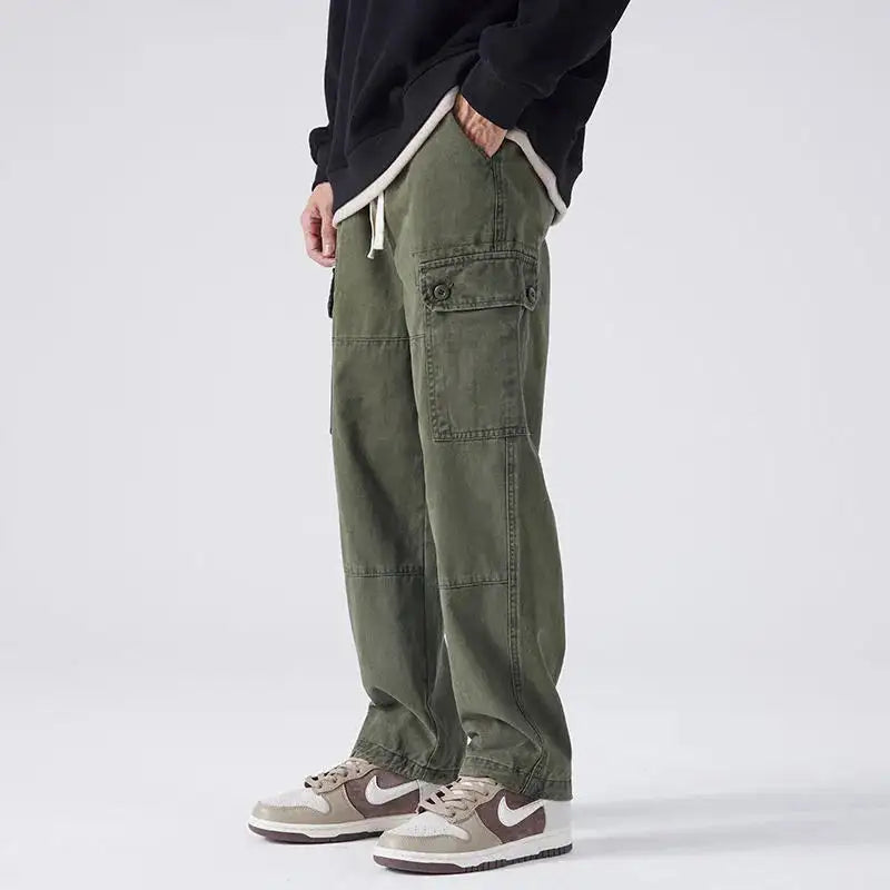 Drawstring Cargo Pants