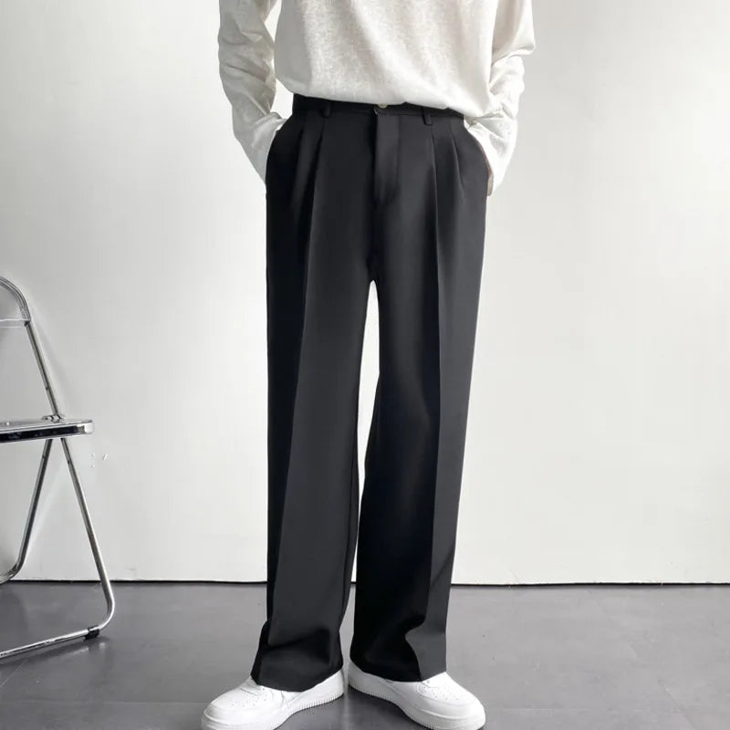 Men's Wide Leg Suit Pants