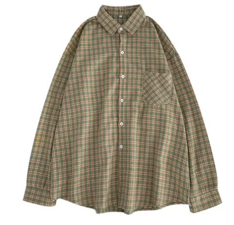 Women Shirt Plaid Female Oversize Blouse