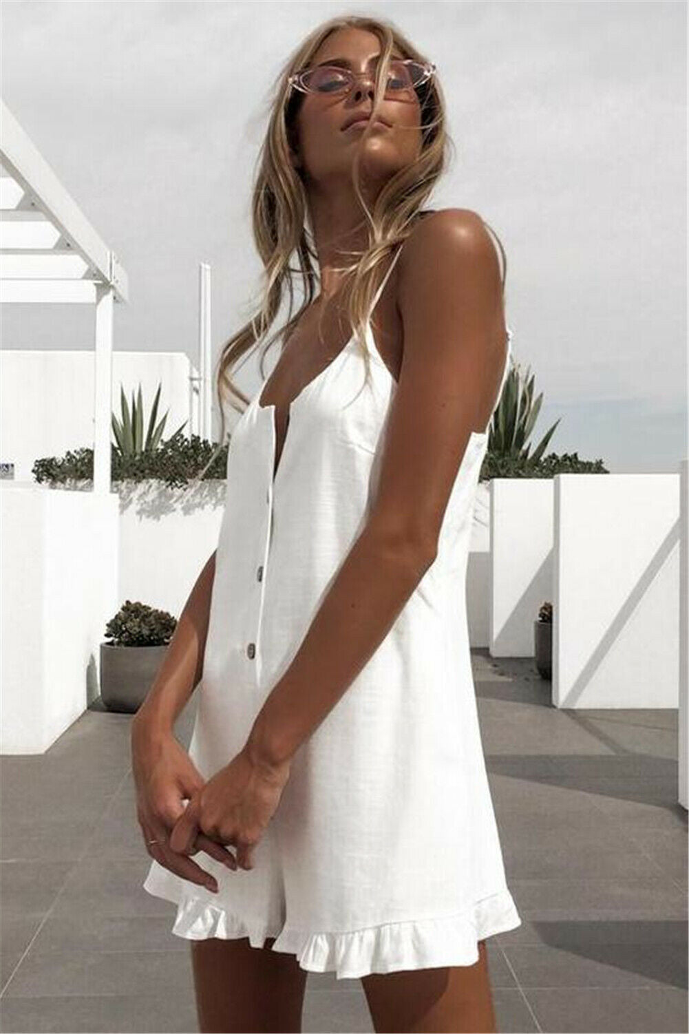 Women Sleeveless Romper