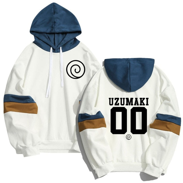 Spring Summer Anime Naruto Hoodies Men Women Cool Uchiha Hatake Uzumaki Clan Badge Streetwear Sudaderas Hoody Sweatshirt