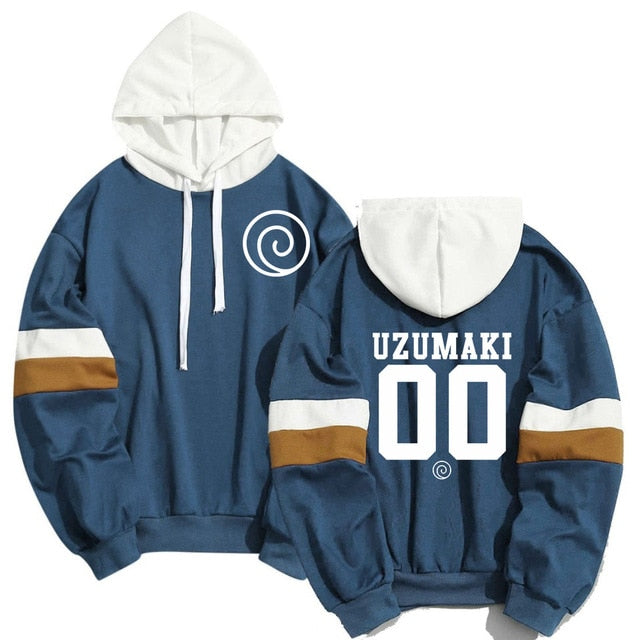 Spring Summer Anime Naruto Hoodies Men Women Cool Uchiha Hatake Uzumaki Clan Badge Streetwear Sudaderas Hoody Sweatshirt