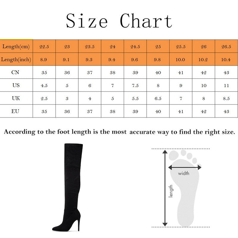 Women Over The Knee High Boots Winter Shoes