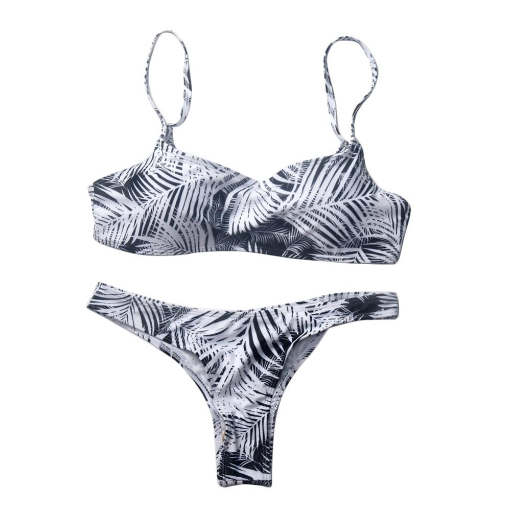 2019 new summer solid bikini set for women