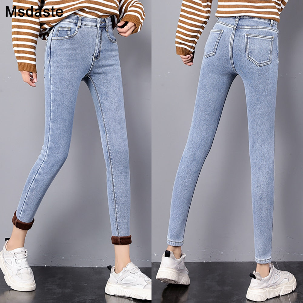 Warm Jean Pants For Women