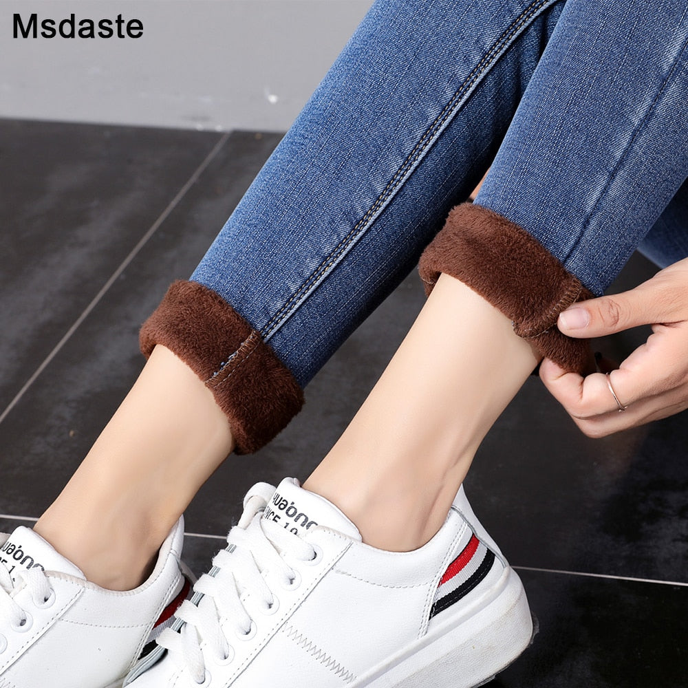 Warm Jean Pants For Women