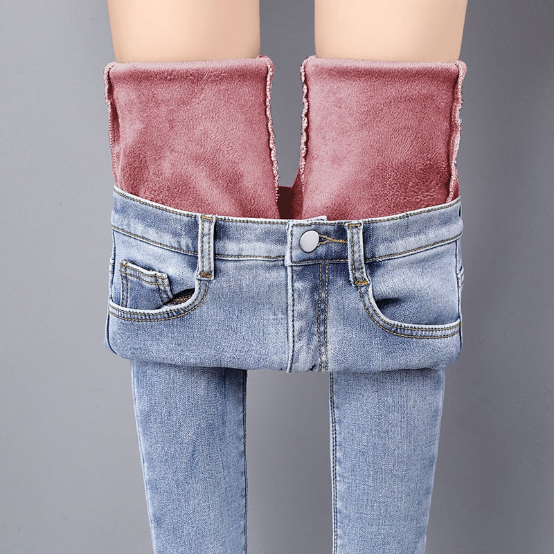 Warm Jean Pants For Women