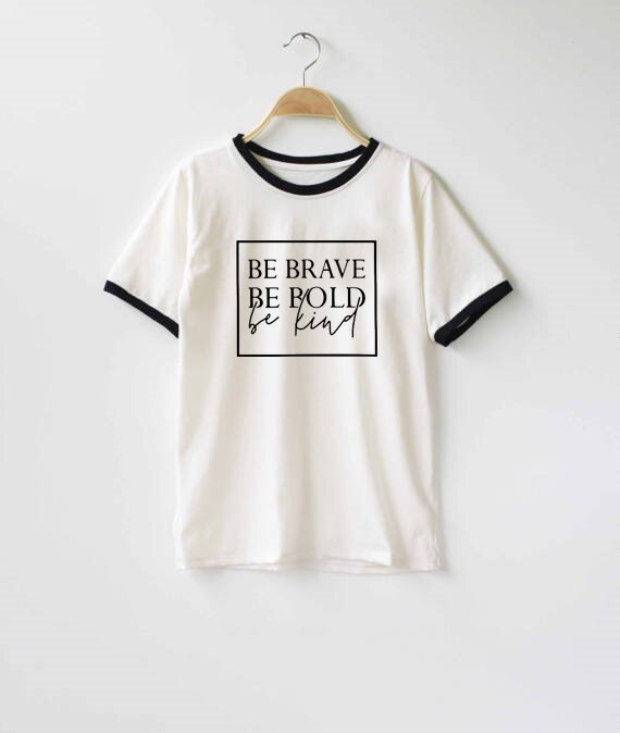 Be brave, bold be Christian women t-shirt