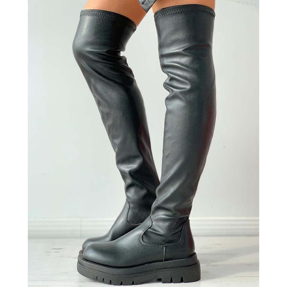 Female Platform Thigh High Boots