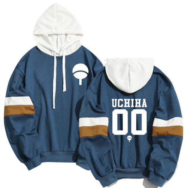 Spring Summer Anime Naruto Hoodies Men Women Cool Uchiha Hatake Uzumaki Clan Badge Streetwear Sudaderas Hoody Sweatshirt